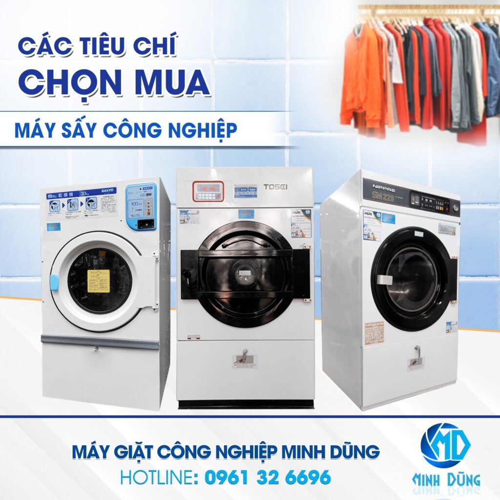 tiêu chí chọn mua máy giặt công nghiệp